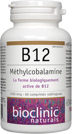 Bioclinic Naturals - B12 Methylcobalamin 1000 mcg 60 loz