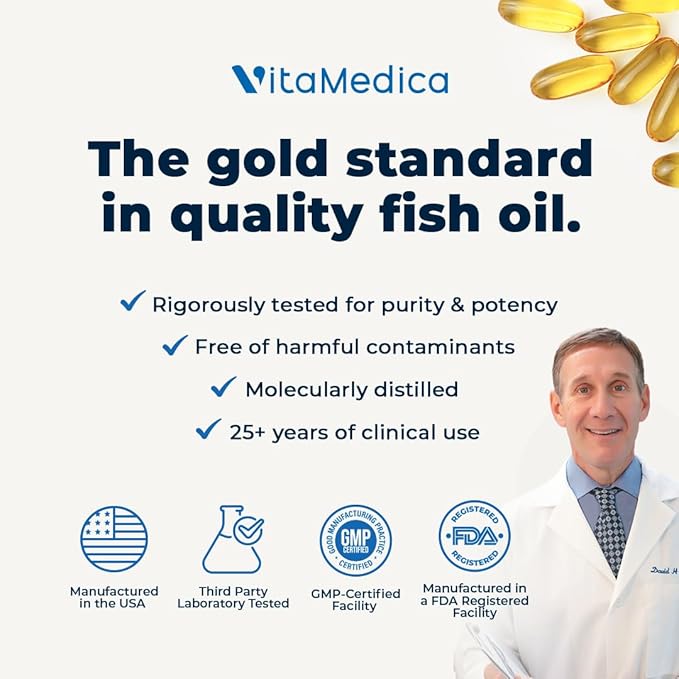 High-Potency, Super EPA/DHA Fish Oil 750mg of Essential Omega-3 Fatty Acids | EPA & DHA | Heart Health, Brain Health, Immune System Health