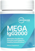 Microbiome Labs Mega IgG2000 Gut Health Powder for Women, Men & Kids 2+ - IgG Immunoglobulin Supplement for Digestive Health Support - Dairy-Free Bovine Colostrum Supplement Alternative (2.1 Ounces)