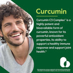 BESTVITE Curcumin 1000mg per Tablet (Turmeric Extract)(120 Tablets) Featuring Clinically Studied Curcumin C3 Complex® & BioPerine® - Standardized to 95% Curcuminoids - Vegan - Non GMO - Gluten Free