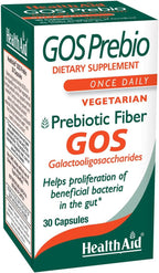HealthAid GOSPrebio, Prebiotic Fiber, Once Daily, 30ct, Helps Proliferation of Beneficial Bacteria in the Gut, Galactooligosaccharides