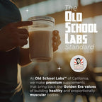 Old School Labs Testosterone Supplement for Men – Shoden® Ashwagandha + Tongkat Ali & Maca Root – Max Potency Test Booster for Muscle, Strength, Drive & Stamina – 120 Veggie Caps