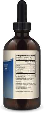 Dr. Mercola Zinc Liquid Drops - Supports Immune & Organ Health - 15 mg Organic Zinc Liquid Drops - USDA Organic - NSF Certified - Non-GMO, Gluten-Free & Soy-Free - 3.88 fl oz (28 Servings)