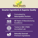 NEW ROOTS HERBAL Turmeric Curcumin Supplement 500mg with Black Pepper Extract - 20x Better Absorption | Coumarin Capsules with 95% Curcuminoids & 95% Piperine (90 Veg Capsules)