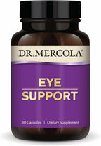 Dr. Mercola Eye Support - Supports Eye & Vision Health - with Lutein, Zeaxanthin, Organic Astaxanthin & Black Currant - Non-GMO, Gluten-Free & Soy Free - 30 Capsules (30 Servings)
