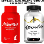 Advanced Bionetix 2 Pack Triple Strength AstaQuil™ Astaxanthin 12mg High Bioavailability Formula, 120 Softgels Organic Coconut Oil for Enhanced Absorption. Powerful Antioxidant Eye Joint Heart Health