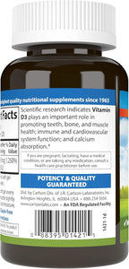 Carlson - Vitamin D3, 10000 IU (250 mcg), Vitamin D Supplements, Bone & Immune Support, Vitamin D3 Softgels, Heart Health, Gluten Free Vitamin D Capsules, 120 Softgels