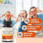 DAIKEN Lutein and Zeaxanthin Supplements, AREDS 2 Inspired Formula with Astaxanthin, Maqui Berry, Bilberry, Flaxseed Oil & Vitamin E, 30 Softgels (Pack of 2)