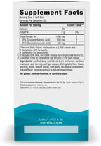 Nordic Naturals Ultimate Omega in Fish Gelatin, Lemon Flavor - 60 Soft Gels - 1280 mg Omega-3 - High-Potency Fish Oil Supplement - EPA & DHA - Promotes Brain & Heart Health - Non-GMO - 30 Servings