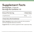 Ergothioneine Supplement (EGT) 30mg of Pure, Plant-Based L-Ergothioneine Per Capsule, 60 Count (May Support Longevity and Healthy Aging) Non-GMO, Gluten Free, Vegan Safe by Double Wood