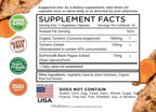 Turmeric Curcumin with BioPerine Black Pepper & 95% Curcuminoids, 1965mg, Maximum Absorption for Joint Support, Non-GMO Turmeric Capsules, Made in USA - 90 Veg Caps