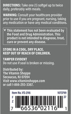 The Vitamin Shoppe Saw Palmetto Extract 160mg, Supplement for (300 Softgels)