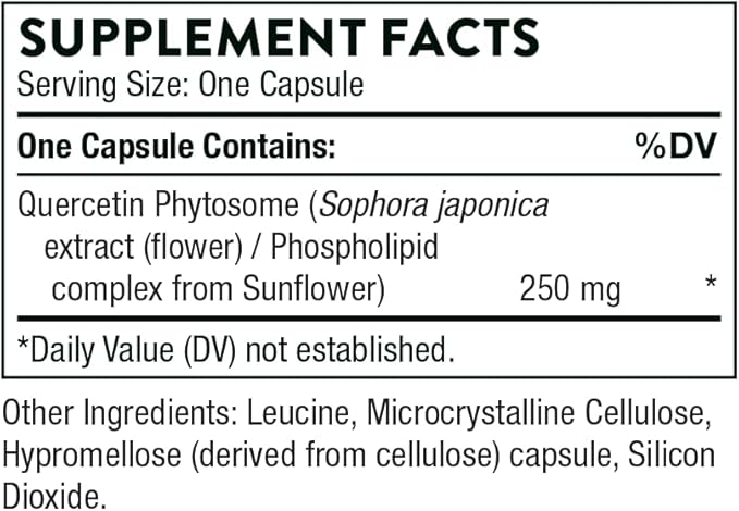 THORNE - Immune Support Duo - Quercetin Phytosome & NAC for Balanced Immune and Respiratory Wellness - 30 Servings