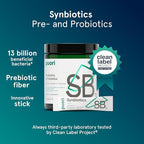 Puori Daily Probiotics & Prebiotics for Digetive & Gut Health - Immune Support Supplement with 13 Billion CFU & 4g Dietary Fiber - Shelf Stable for Bloating & Gas Relief