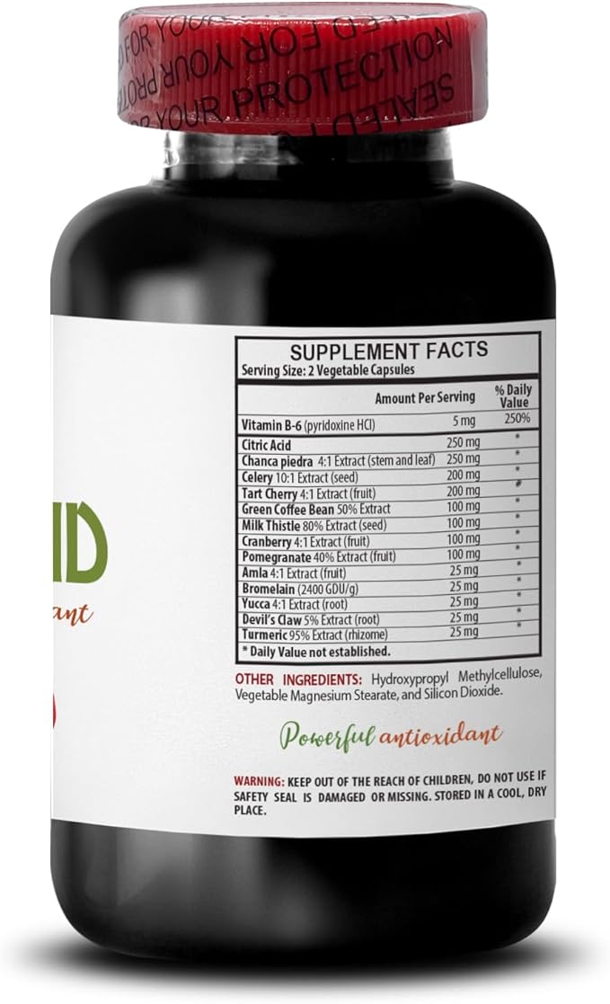 uric Acid Crystals - URIC Acid - uric Acid Test, uric Acid Control, uric Acid Formation, uric Acid buildup, Tart Cherry Extract Capsules, Tart Cherry Pills, Green Coffee Bean Extract 1Bot 60Caps