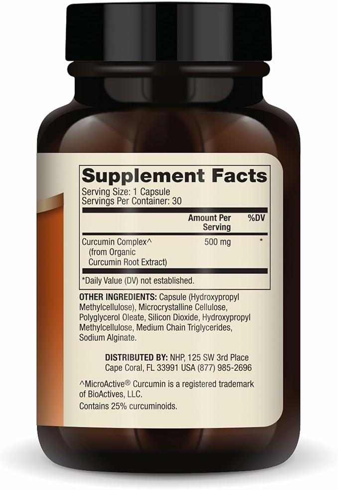 Dr. Mercola Curcumin Advanced - 500 mg Curcumin Root Extract - 95% Curcuminoids - For Vision Health, Digestion & Focus - Sustained Release - Non-GMO, Gluten-Free & Soy-Free - 30 Capsules (30 Servings)