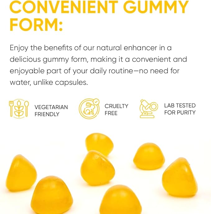 Pineapple C*M Gummies Improves Sperm Volume and Load Semen Volume Supplement - 60 Capsules - 1 Month Supply