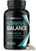 Calming Cortisol Supplement for Women & Men - Clinically Validated Sensoril Ashwagandha and goBHB Mood Support Supplement for Balanced Energy & Focus and Cortisol Support - 3rd Party Lab Tested