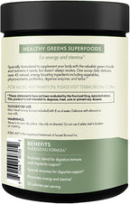 TERRA ORIGIN Healthy Superfood Greens Powder Drink with Probiotics & Ashwagandha | Adaptogen & Digestive Enzyme Fruit and Veggie Blend | for Gut Health, Energy, Immune Support* | 30 Servings | Mint