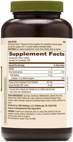 GNC Natural Brand Papaya Enzyme, 600 chewable Tablets
