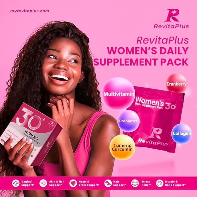 Multivitamin for Women with Vitamin A,B,C,D3,E,K2,Biotin, Collagen,Krill Oil,Cranberries Supports Energy,Wellness,Beauty and Immune - Vitamin Packs for Women Health 2 PCS-60 Packs