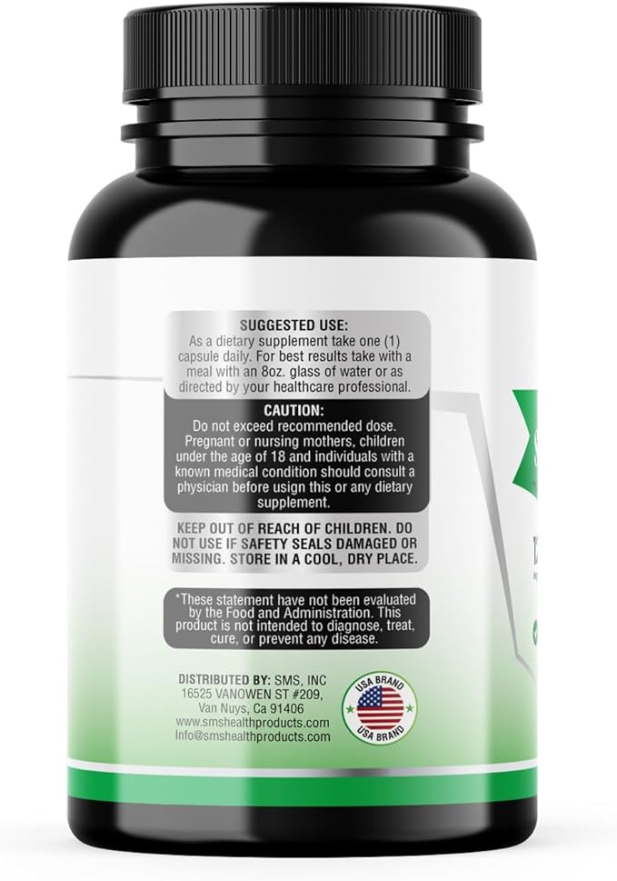 Saw Palmetto Extra Strength 20:1 Extract, 40% Fatty Acids, 120 Vegan Capsules, 4 Month Supply, Concentrated and Standardized 20X Extract, Non-GMO, All-Natural, Made in the USA