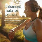 New Chapter Women's Multivitamin Advanced Formula for Stress, Bone, Immune, Beauty & Energy Support, Higher Levels of Whole-Food Fermented Essential Nutrients for Women + Iron + Vitamin D3, 72 Count