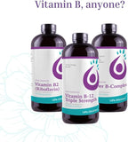 Life Solutions Vitamin B2 - Liquid Dietary Supplement with 50mg Riboflavin Per Serving - Highly Bioavailable, Pharmacist Formulated, Rapid-Sorb Technology for Efficient Nutrient Absorption - 16 fl oz