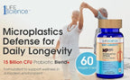 1LifeScience NAD+ Longevity Microplastics Defense Support Supplement – Probiotic Blend with NMN – Supports Digestive & Cellular Health – cGMP Made in USA – 60 Veggie Capsules