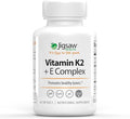 Jigsaw Health Vitamin K2 + E Complex | Promotes Healthy Bones | 60 Softgels | 60 Servings