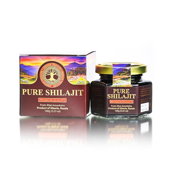 Pure Authentic Shilajit Siberian Mumijo Resin, 100 grams, 3.5 OZ