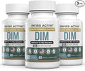 Swiss Activa+ Labs DIM Supplement – Hormone Balance for Women & Men – Estrogen Supplement for Women and Men– Supports Hormonal Acne & Menopause Symptoms| Gluten Free, Non-GMO & Vegan – 180 Days Supply