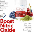 Juvenon BloodFlow-7 Nitric Oxide Supplements for Men & Women - Natural Nitric Oxide Booster with Nitrosigine® + S7® - Blood Flow & Circulation Support (1-Pack)