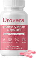 Urovera Bladder Control Capsules, 6-in-1 Bladder Support Supplement, with Triple System, Enhance Muscle Control, Reduce Leakage, Vegan, Non-GMO, 30 Servings (1)