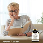 Piping Rock Lions Mane Supplement Capsules | 90 Count | with Black Pepper | Mushroom Fruiting Body Extract | Hericium Erinaceus | Vegetarian, Non-GMO, Gluten Free
