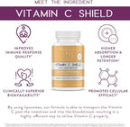 Body Kitchen Liposomal Vitamin C Shield, 1000mg PureWay-C, High Absorption, Non-GMO, Supports Immune Health and Cellular Efficacy, Veggie Caps, 60 Count