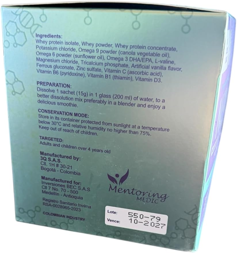 NER+ Protein, Post-Surgery Recovery Protein Supplement with Omega 3-6-9, Vitamins and Minerals