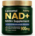 Liposomal NAD+ NMN Supplement with COQ10, Nicotinamide Riboside, Trans-Resveratrol, 900mg, 90 Veggie Capsules