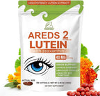 AREDS 2 + Advanced Lutein and Zeaxanthin Supplement -40 mg Lutein & Zeaxanthin with Astaxanthin,Omega-3,EPA,DHA-Dietary Supplement for Eye Health Support,Vision Support-120 Softgels