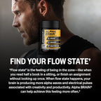 ONNIT Alpha Brain Nootropic Brain Supplement for Focus, Memory, Mental Clarity, Cognitive Support with L-Theanine and Vitamin B6, 30 Count Capsules