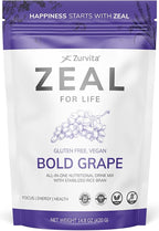 Zurvita - Zeal for Life - Bold Grape Flavor - Daily Nutritional Supplement for Vitality, Immunity, & Overall Wellness - 30-Day Wellness Bag, 420 Grams