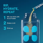 DripDrop Hydration Packets - Lemon - Single Serve Electrolytes Powder Drink Mix - Non-GMO, Gluten Free, Vegan - 32 Sticks