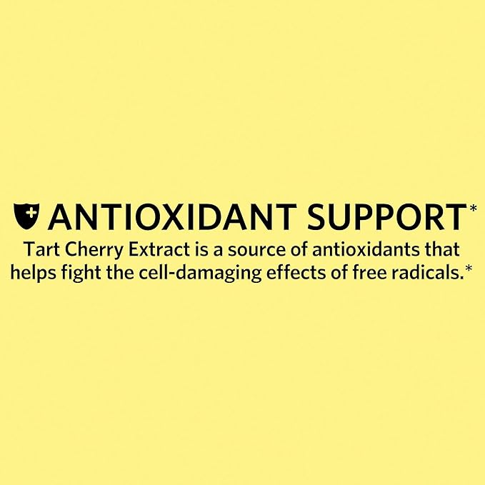 Spring Valley Tart Cherry Extract Antioxidant Support Dietary Supplement Vegetarian Capsules, 1,200 mg, 90 Count (Pack of 1) - Set by Basket Goods