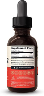 Live Conscious Vegan Vitamin B12 Sublingual Liquid Drops Methylcobalamin Max Strength B12 5000mcg Formula - Vegan B 12 Vitamin Support Energy, Promote Memory & Aid Immune System (2 Pack)