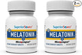 Superior Source Melatonin 3 mg, Quick Dissolve MicroLingual Tablets, 60 Ct, with Chamomile, Natural Sleep Support, Melatonin, for Adults, Non-GMO, Pack of 2