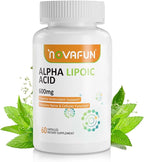 Alpha-Lipoic-Acid 600mg Capsules, ALA-Supplement for Nerve Health, Antioxidant Support & Cellular Energy, 60 Count, Non-GMO, Gluten Free