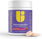 Universal U Calm + Focus Ashwagandha Chews – KSM-66® 300 mg Clinically Studied Extract for Stress Relief, Mood Balance & Calm Energy – Mixed Berry Flavor – 60 Chews