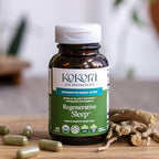 Regenerative Sleep - Regenerative Organic Certified - Supports Restful, Quality Sleep, Relaxation* - Adaptogen Blend w/Lemon Balm & Passionflower - Vegan & Non-GMO - 60 Capsules - 30 Servings