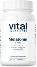 Vital Nutrients Melatonin 10mg - Vegan - Sleep Supplement to Support the Body's Natural Sleep Cycle* - Gluten, Dairy, Soy Free - 60 Capsules
