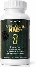 Unlock NAD+ Triple-Pathway NAD+ Support Supplement with NMN + NR | Science Backed, Third Party Tested, Non-GMO, Made in USA